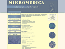 Tablet Screenshot of mikromedica.pl